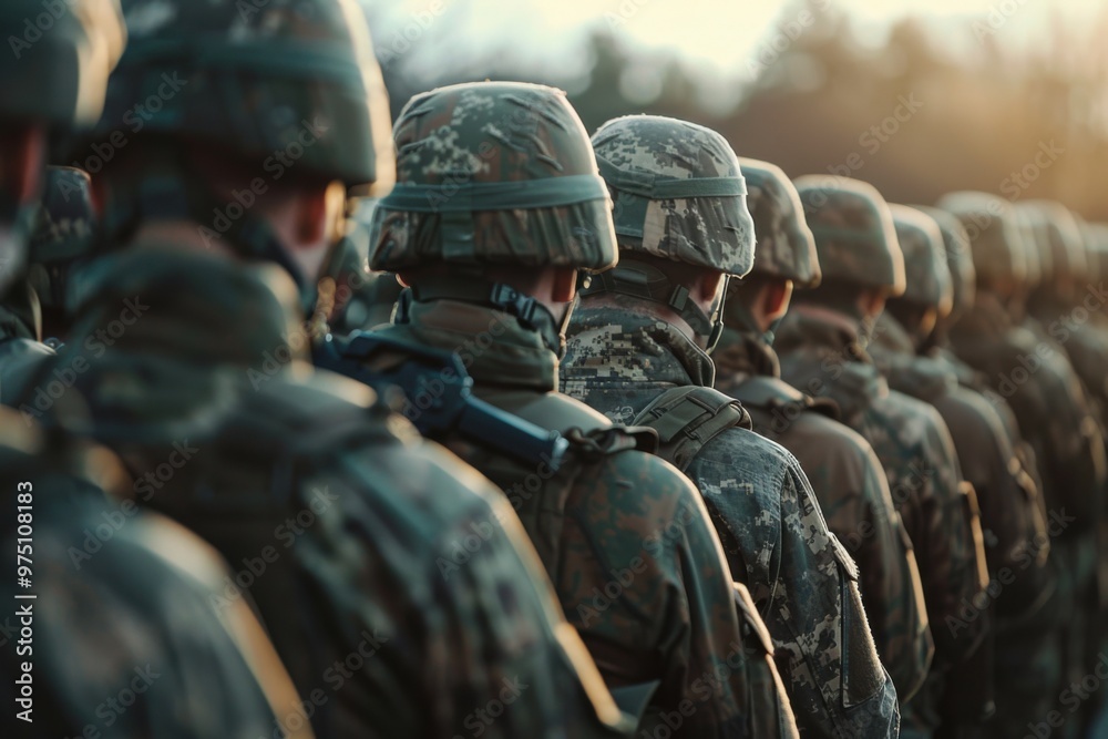 Fototapeta premium Military Soldiers