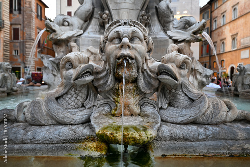 Fountain of the Pantheon - Rome, Italy