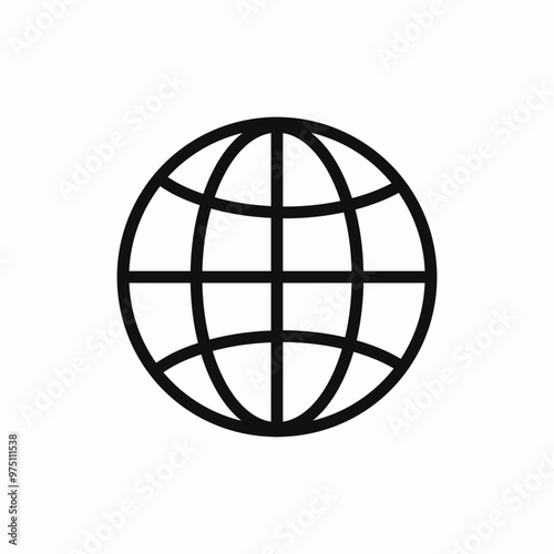 world globe icon sign vector