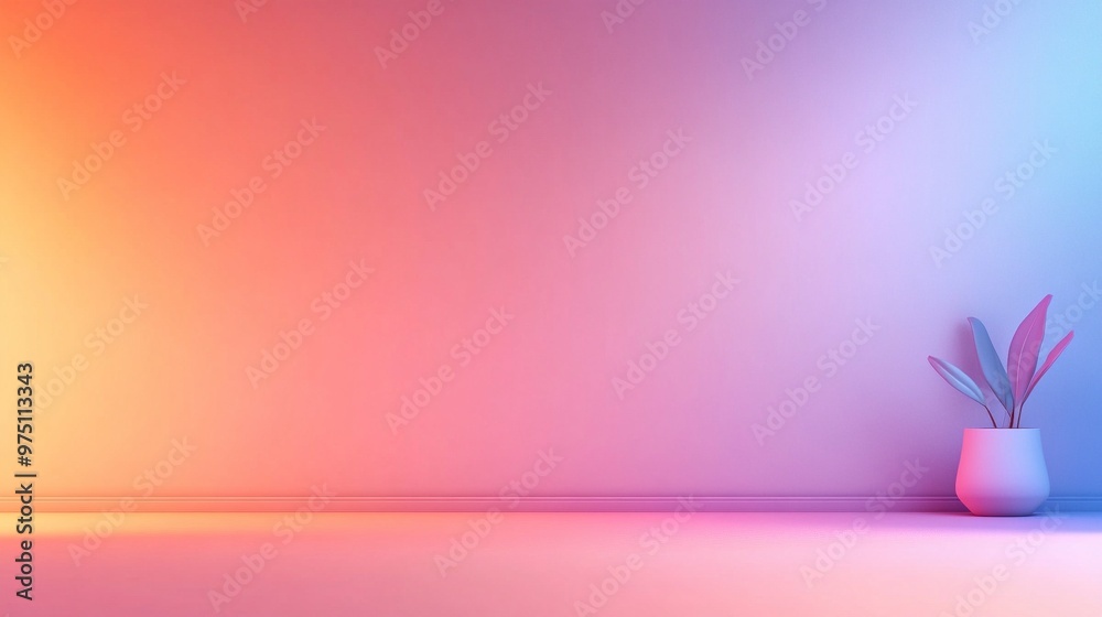 Minimalist Pastel Gradient Background for Product Display with Geometric Shapes and Soft Lighting Minimalist Pastel Gradient Background for Product Display with Geometric Shapes and Soft Lighting