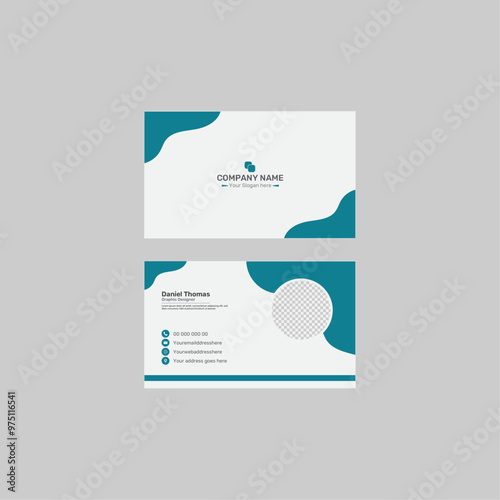 Business card design template