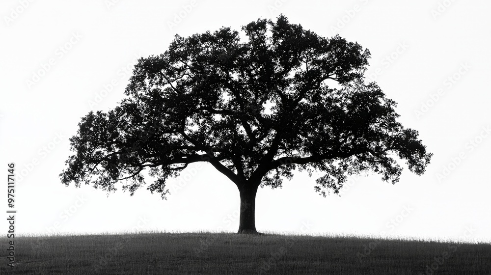 Obraz premium lonely tree in the park