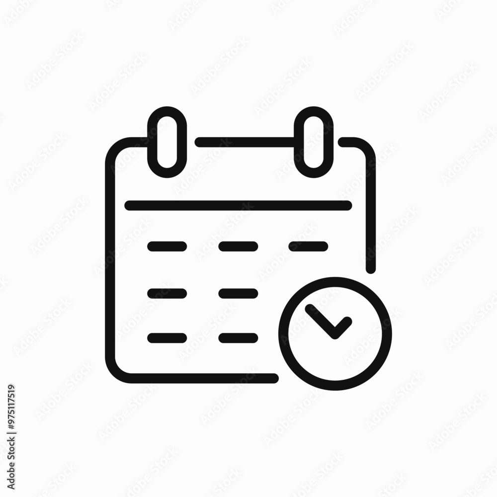 calendar time date icon sign vector calendar time date icon sign vector