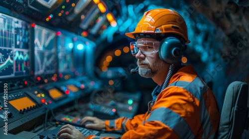 Operators manage the production flow in the factory