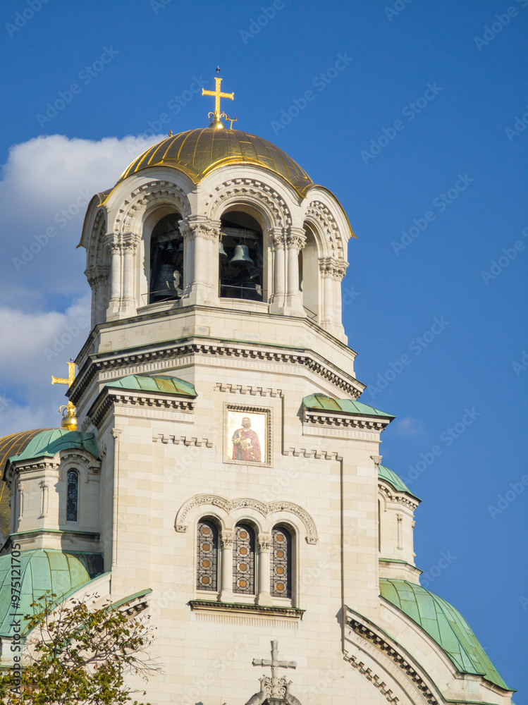 Fototapeta premium Cathedral Saint Alexander Nevski in Sofia, Bulgaria