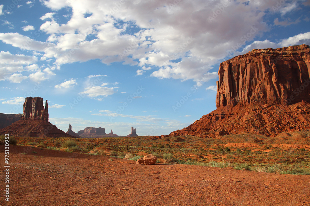 Monument Valley USA. Photo in sunny weather Monument Valley USA. Photo in sunny weather