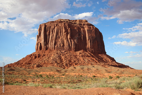 Monument Valley USA. Photo in sunny weather