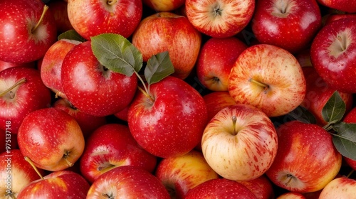 Fresh organic ripe apple fruits. Fresh apple fruits.