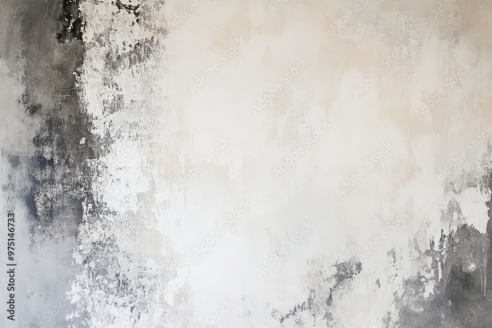White and Gray Wall with Uneven Paint and Texture White and Gray Wall with Uneven Paint and Texture