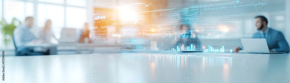 A hyper-realistic photo of a business leader in an executive office, discussing a roadmap and tactical analysis with the team. The leader provides guidance, persuasive solutions, and mentorship for