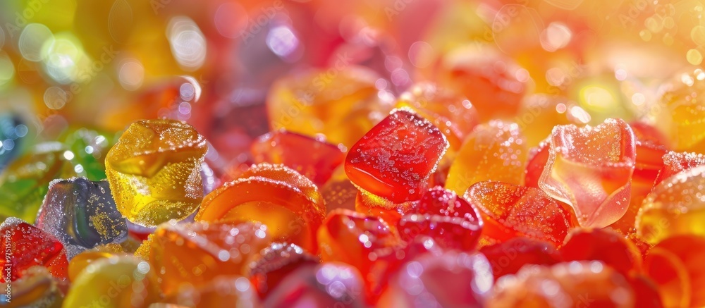 Multi Colored Jelly Candy Wallpaper Multi Colored Jelly Candy Wallpaper