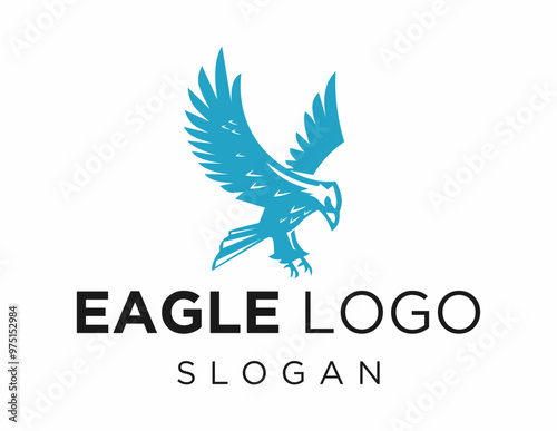 Logo about Eagle on a white background. created using the CorelDraw application.