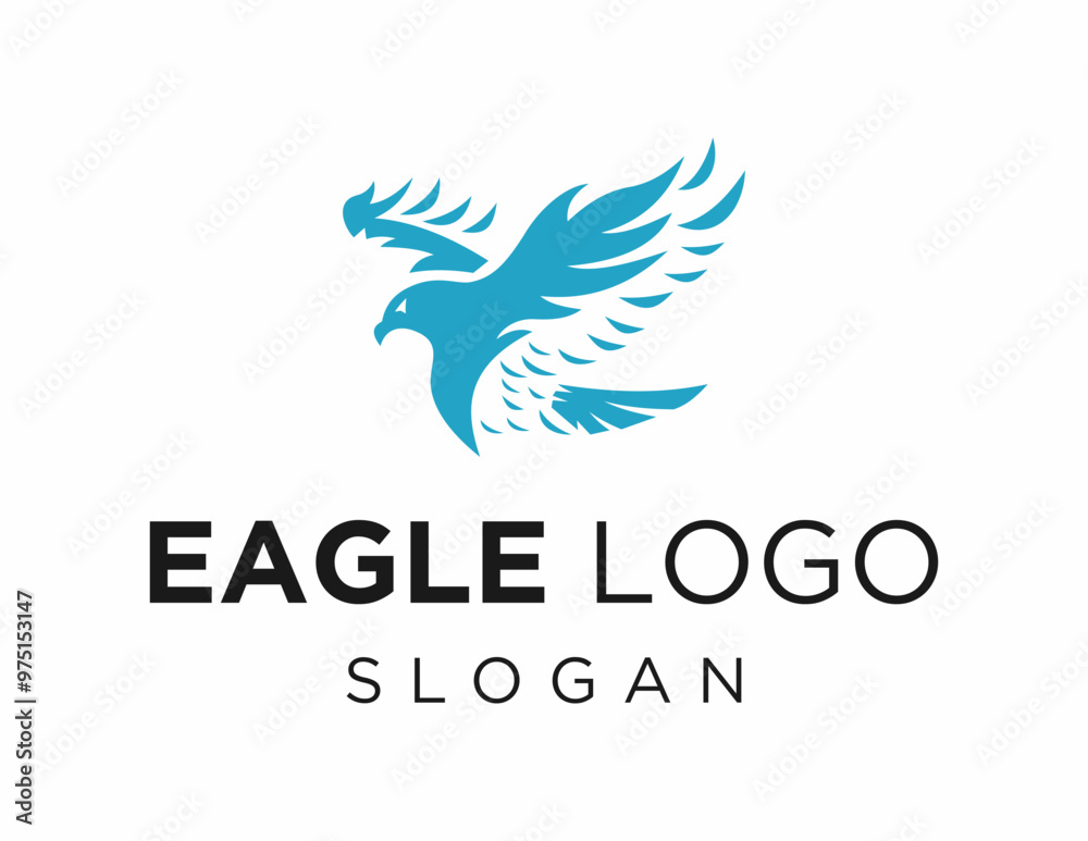 Logo about Eagle on a white background. created using the CorelDraw application. Logo about Eagle on a white background. created using the CorelDraw application.