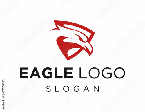 Logo about Eagle on a white background. created using the CorelDraw application.