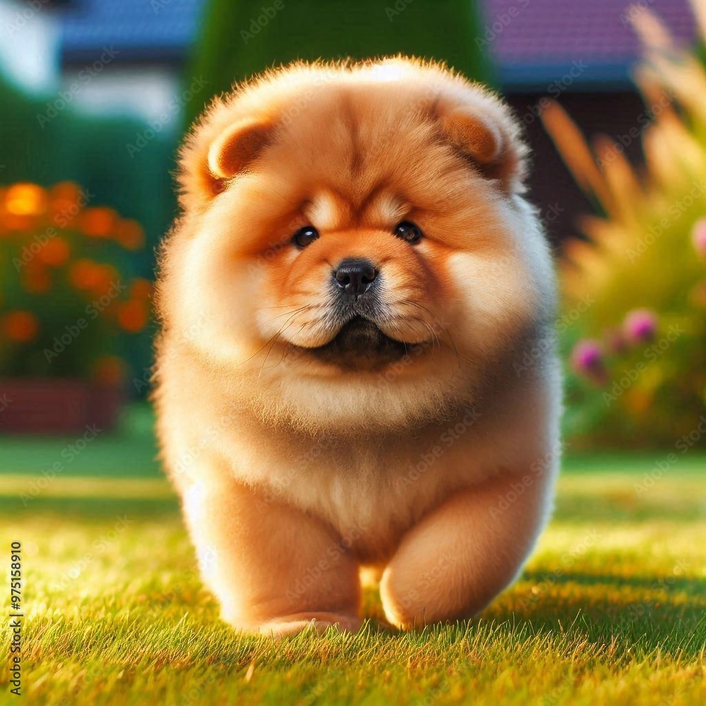 Chow Chow im Garten Chow Chow im Garten