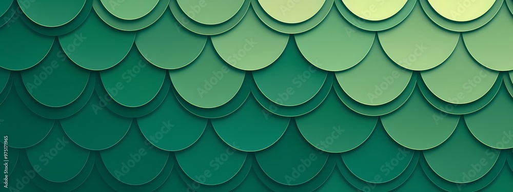 Green scales pattern abstract background. Wallpaper, backdrop. 3D render illustration. Dragon, reptile. Minimalist design. Snake or dragon scaly skin. Symbol of Chinese New Year Green scales pattern abstract background. Wallpaper, backdrop. 3D render illustration. Dragon, reptile. Minimalist design. Snake or dragon scaly skin. Symbol of Chinese New Year