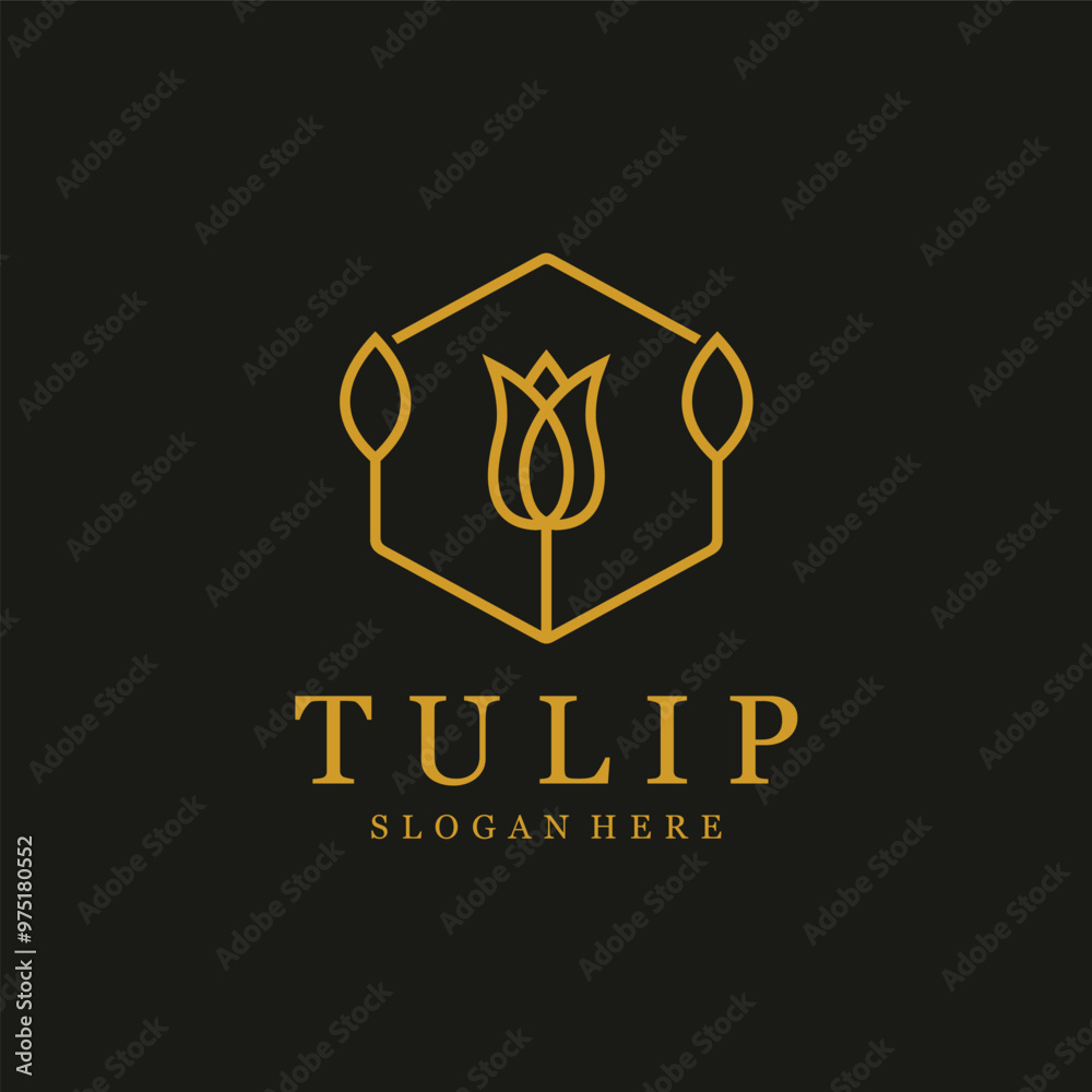 Vector logo design on which an abstract image of a flower bud from arches. Vector logo design on which an abstract image of a flower bud from arches.