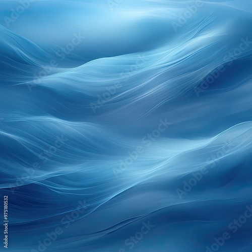 Serene Blue Waves Abstract Background for Creative Projects
