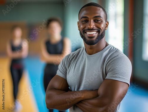 Portrait of Happy Physical Education Teacher Smiling Confidently