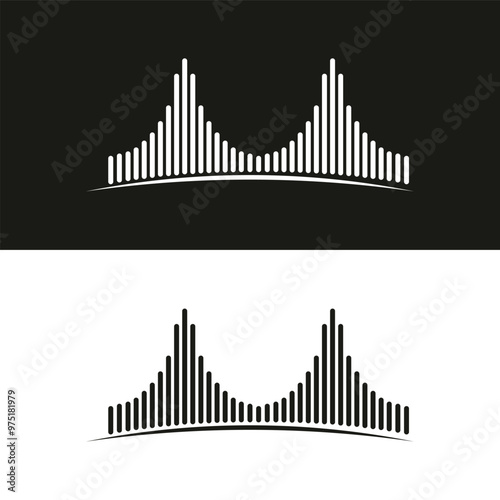 bridge logo concept design vector illustration
