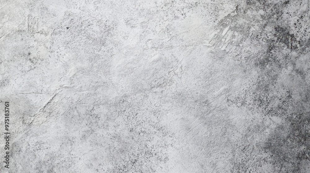 Naklejka premium Grunge Concrete Texture Background White Grey Wall Surface