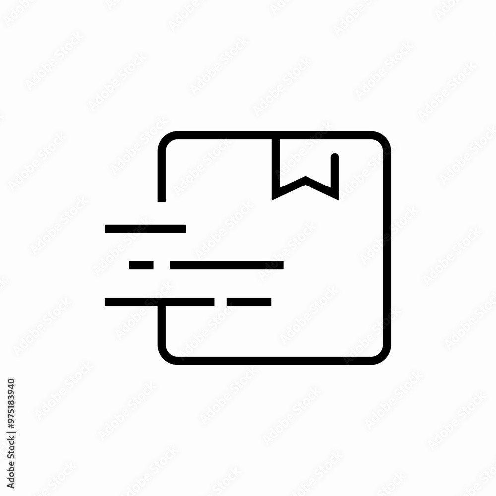 delivery box fast icon sign vector delivery box fast icon sign vector