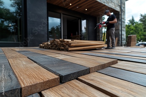 Wooden Deck Installation