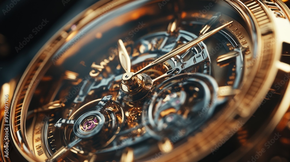 a luxury watch with intricate details a luxury watch with intricate details