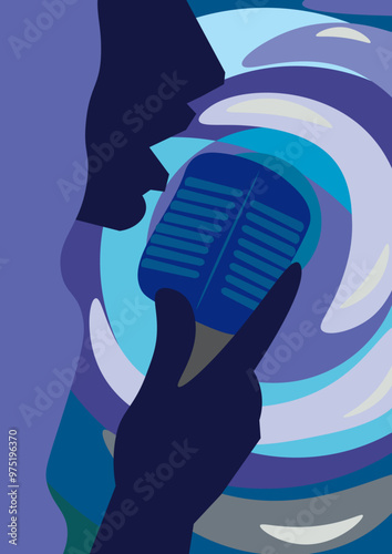 singer poster abstract popart