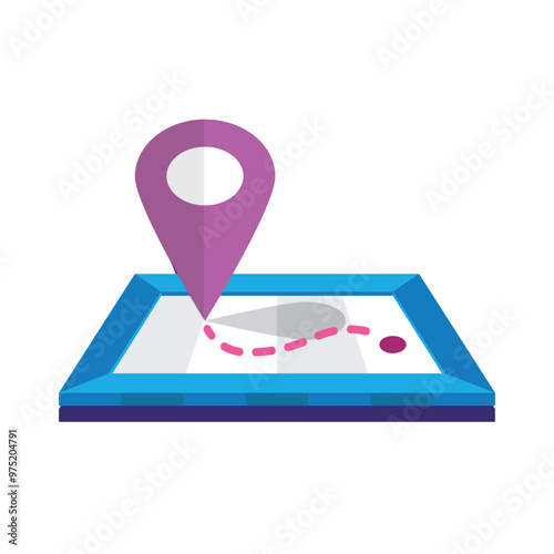 map pointer with icon