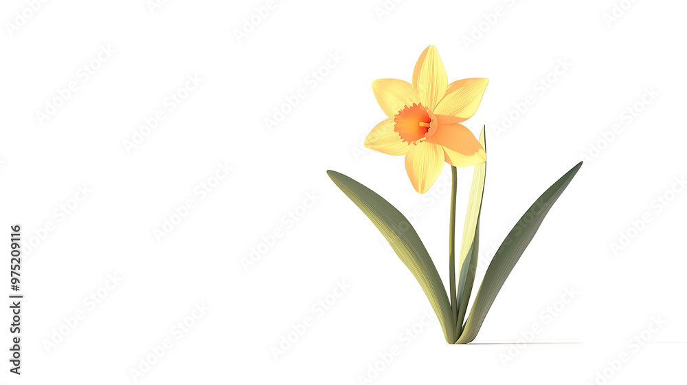 A yellow flower with a red center is the main focus of the image. The flower is positioned in the center of the frame, with its stem extending outwards. The image has a serene and peaceful mood A yellow flower with a red center is the main focus of the image. The flower is positioned in the center of the frame, with its stem extending outwards. The image has a serene and peaceful mood