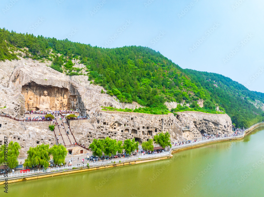 Longmen Grottoes, Luoyang, Henan, China Longmen Grottoes, Luoyang, Henan, China
