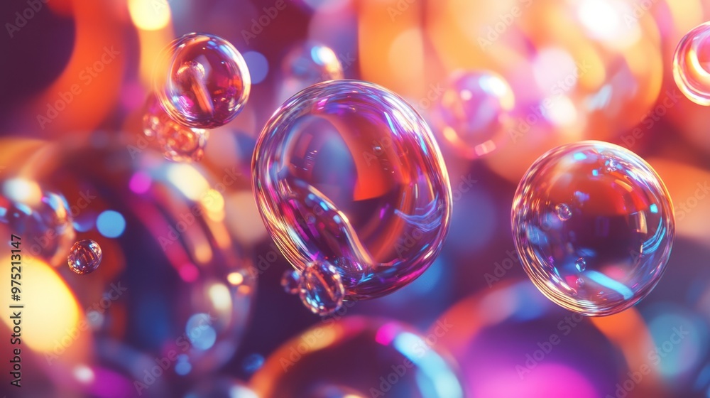 A composition featuring 3D bubble letters with a transparent, glass-like appearance, creating interesting light and shadow effects A composition featuring 3D bubble letters with a transparent, glass-like appearance, creating interesting light and shadow effects
