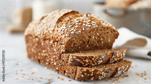 bread with seeds and nuts.