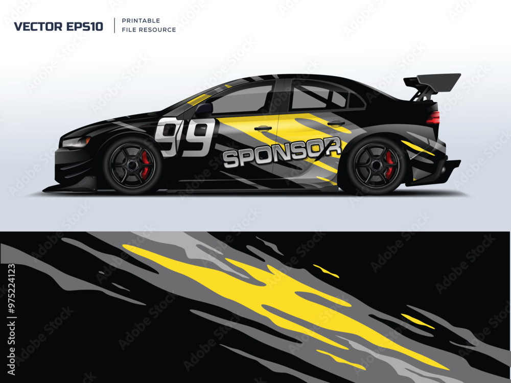 Car Livery Graphic Vector. Abstract Grunge Background Design for Vehicle Vinyl Wrap and Car Branding, Can Be Used in All Types of Your Car Car Livery Graphic Vector. Abstract Grunge Background Design for Vehicle Vinyl Wrap and Car Branding, Can Be Used in All Types of Your Car