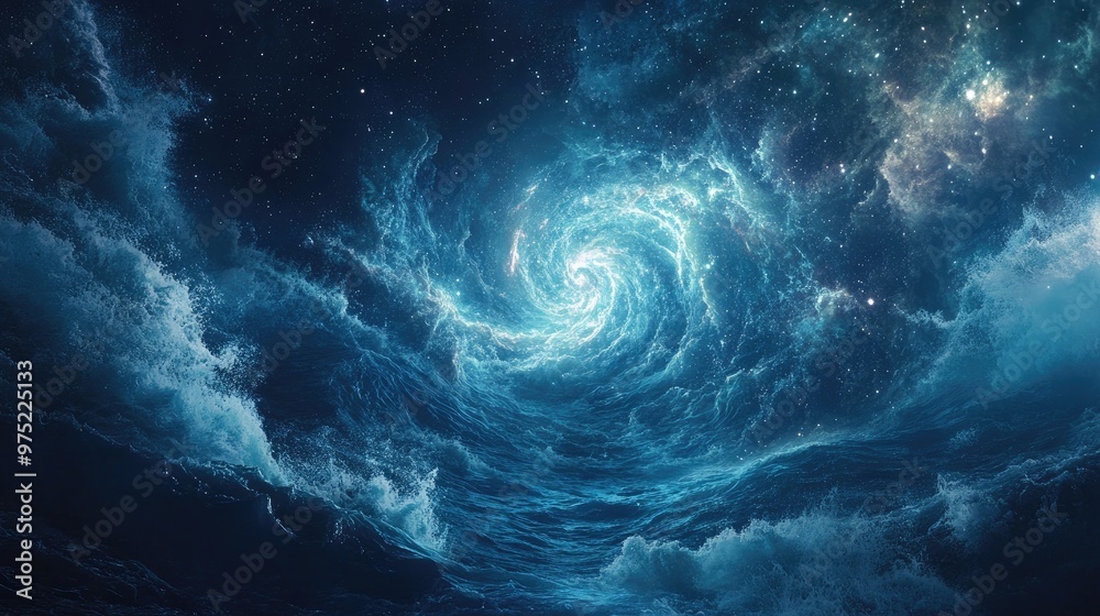 a starry magic trail background a starry magic trail background