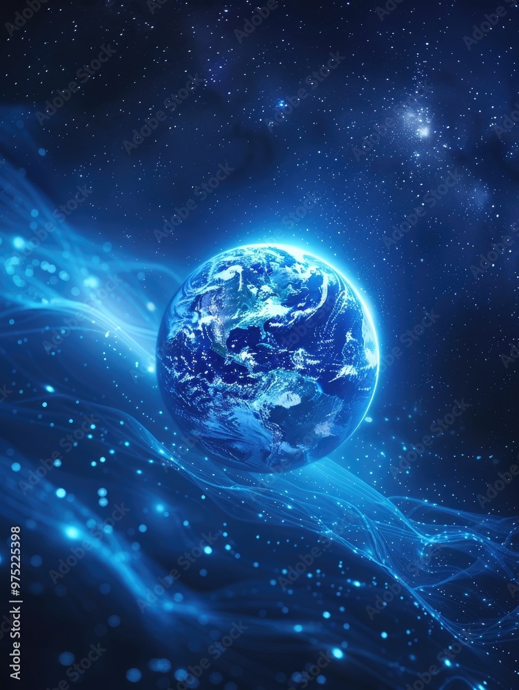 a starry magic trail background a starry magic trail background