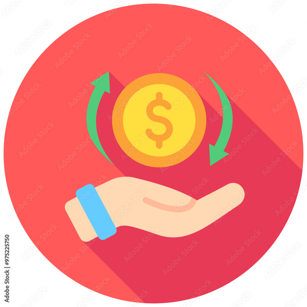 Liquidity rounded multi color icon. related to education, business, economy, financial theme. best for UI, UX, app and web development. Liquidity rounded multi color icon. related to education, business, economy, financial theme. best for UI, UX, app and web development.