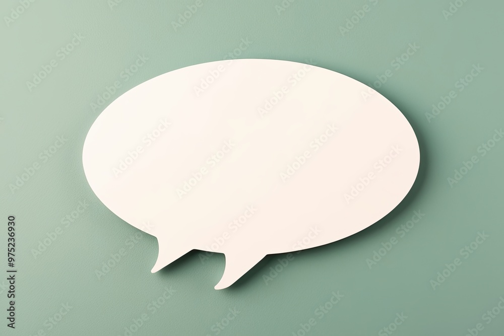 Speech Bubble Graphic on Simple Background for Effective Communication and Dialogue Speech Bubble Graphic on Simple Background for Effective Communication and Dialogue