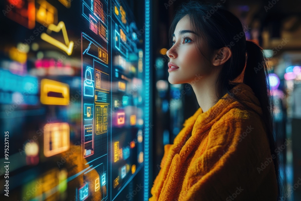 Tech-Savvy Digital Shopping Analyst: Neon eCommerce Trends Tech-Savvy Digital Shopping Analyst: Neon eCommerce Trends