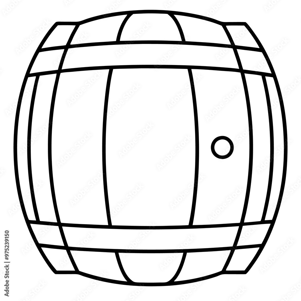 wine barrel outline coloring book page line art drawing wine barrel outline coloring book page line art drawing