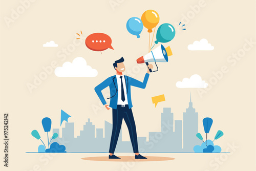 Communication or PR, Public Relations manager to communicate company information and media, announce sales or promotion concept