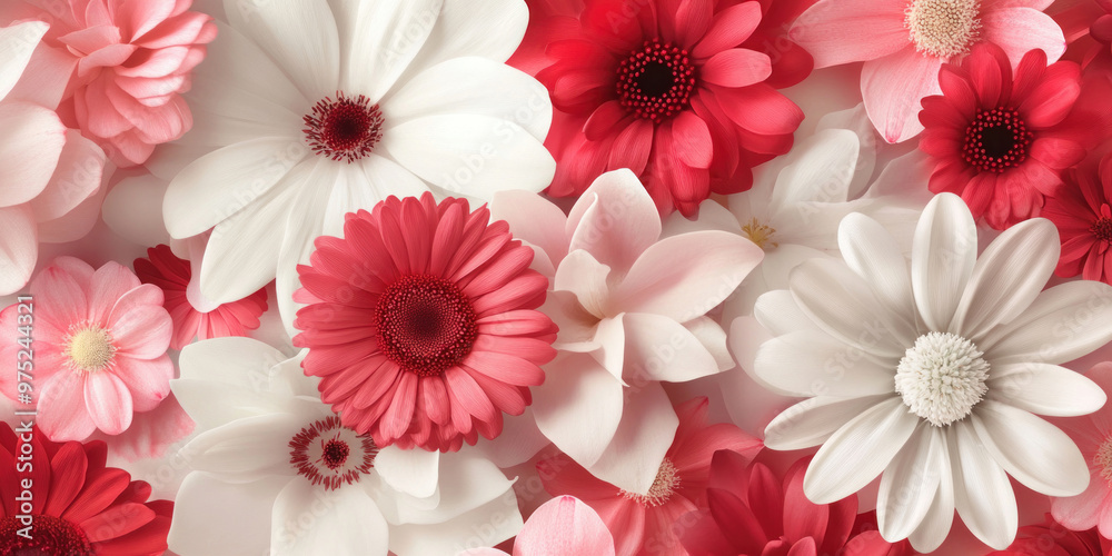 red and white flowers red and white flowers