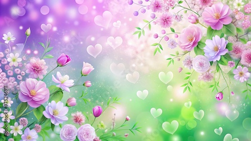 spring flowers background