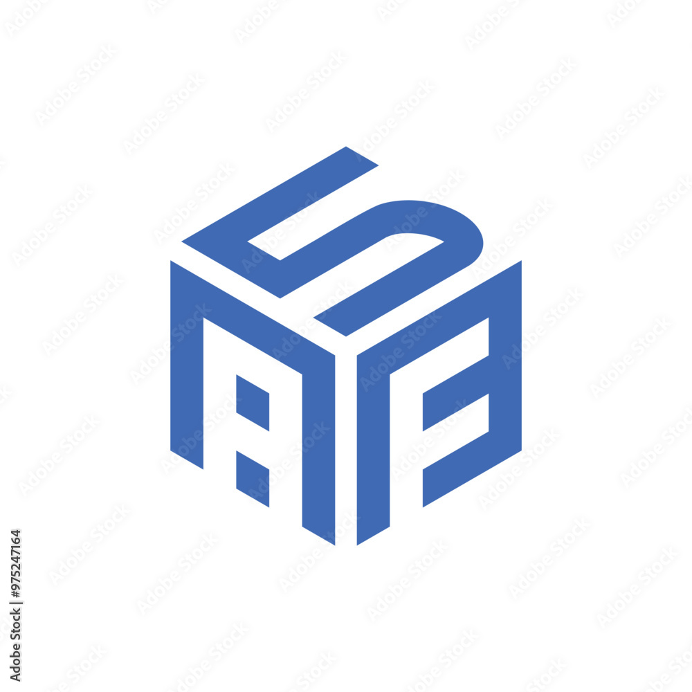 letter af5 monogram hexagon logo design template letter af5 monogram hexagon logo design template