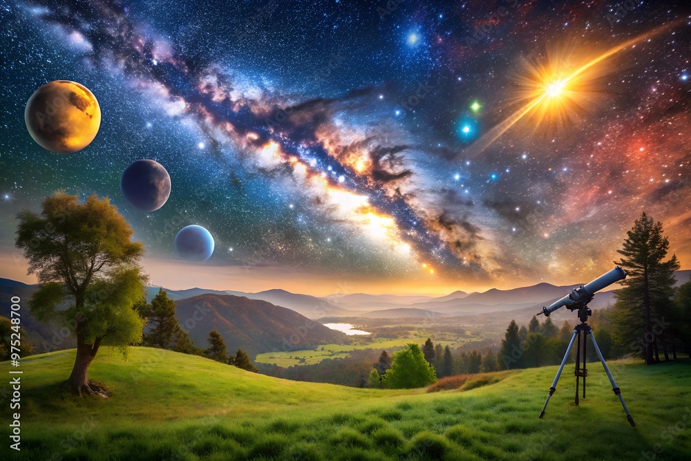 Photo Landscape astronomy outdoors nature Photo Landscape astronomy outdoors nature