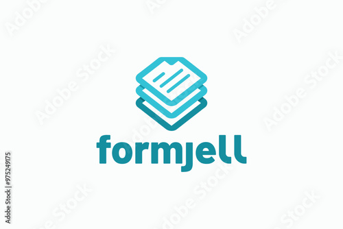 modern form logo design template
