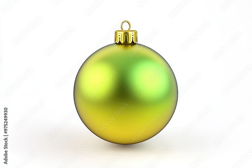 A vibrant green Christmas ornament sparkles with festive cheer, ready to adorn holiday trees with joy during the winter season A vibrant green Christmas ornament sparkles with festive cheer, ready to adorn holiday trees with joy during the winter season