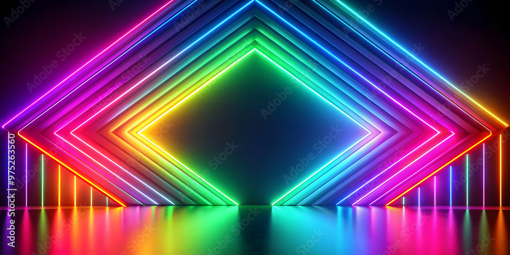 Abstract neon rainbow geometric background , neon, rainbow, geometric, abstract, vibrant, colorful, backdrop, vibrant Abstract neon rainbow geometric background , neon, rainbow, geometric, abstract, vibrant, colorful, backdrop, vibrant