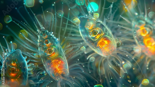 Close-Up of Sea Anemone wit...